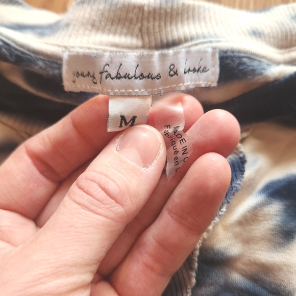 EUC Young Fabulous & Broke Tie-Dye Sweatshirt, Size M - Picture 4 of 7